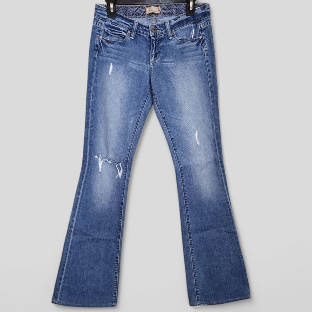 Paige Laurel Canyon Low Rise Flare Jeans Womens Size 27